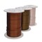 The Beadsmith Wire Elements 18-Gauge Lacquered Tarnish-Resistant Copper Wire for Jewelry Making, 4-10 Yard, 9.14 Meter Spools (Antique Copper, Vintage Bronze, & Rose Gold Color)